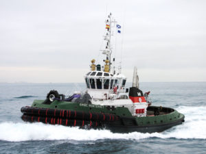 Cortland Plasma® winch line on tug