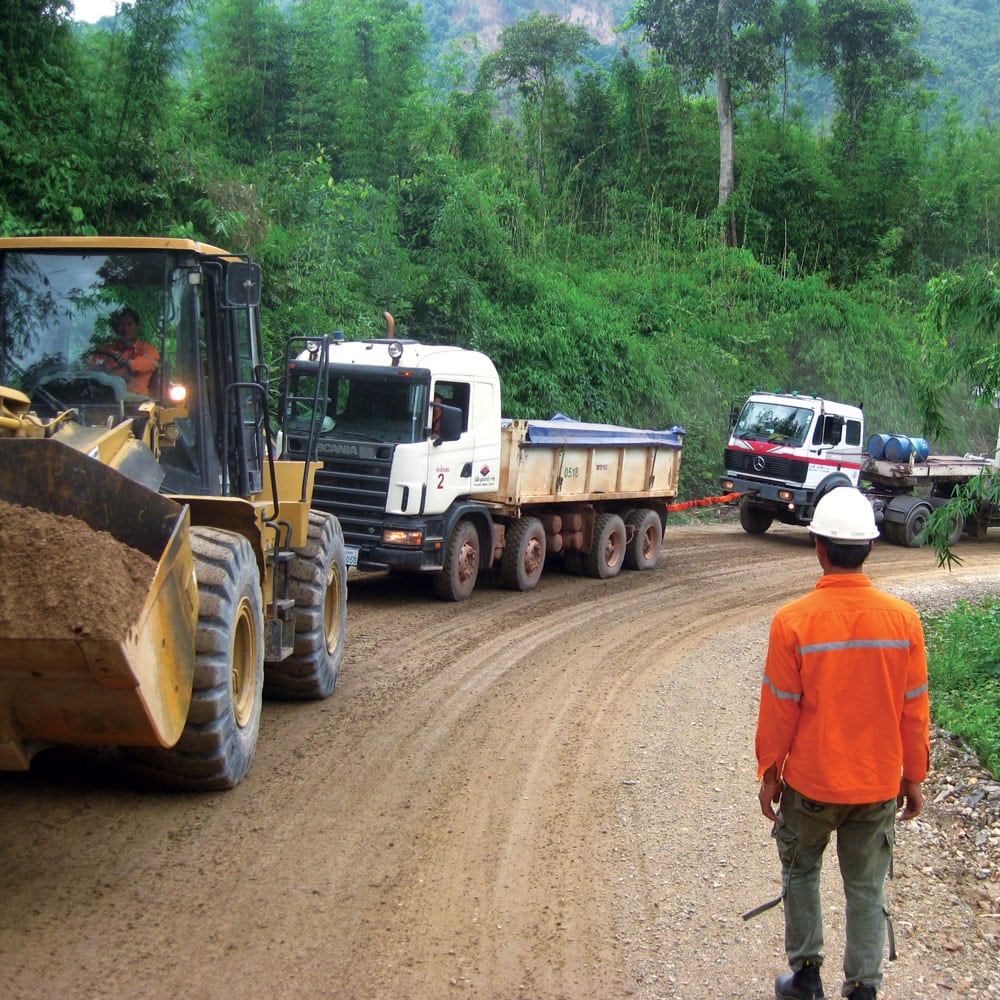 Cortland synthetic rope towing system in action