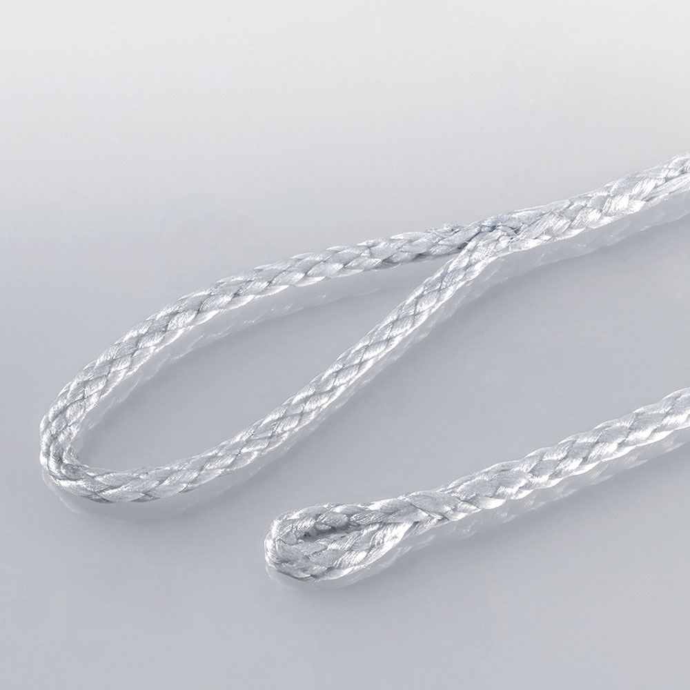 Small synthetic braided rope